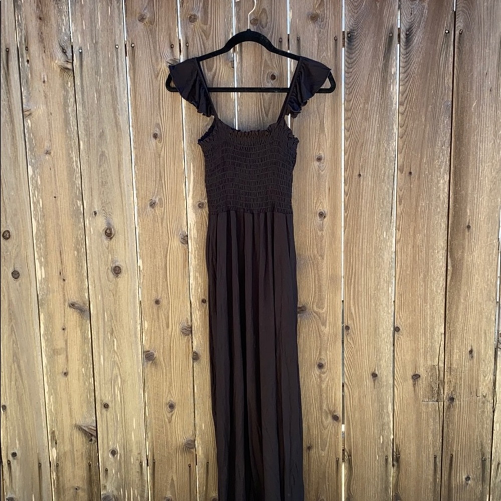 PinkBlush Maternity black maxi dress